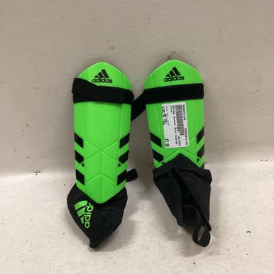 Used Adidas Soccer Shin Guards Junior Kelly green MD Tall 11725-S000491338
