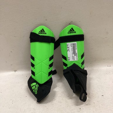 Used Adidas Soccer Shin Guards Junior Kelly green MD Tall 11725-S000491338