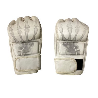 Used Martial Arts Gloves White LG 11760-S000081483
