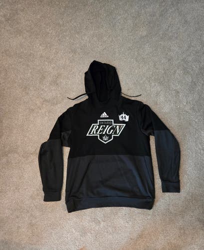 Ontario Reign #44 Black Men's XL Adidas Sweatshirt (Used)