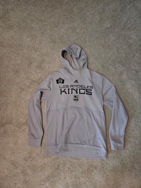 LA Kings #28 Worn Gray Men's Large Adidas Sweatshirt (Used)
