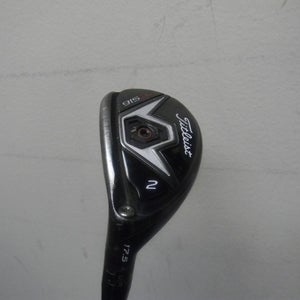 LEFT HAND TITLEIST 915 HD # 2 HYBRID 17.5* FACTORY DIAMANA WHITE 90g STIFF