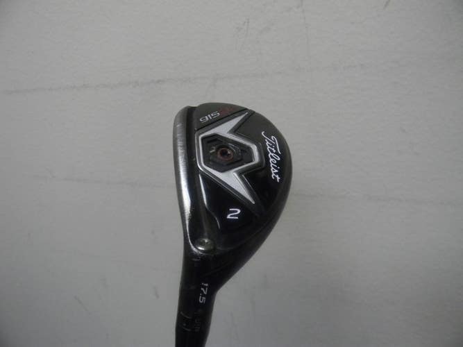 LEFT HAND TITLEIST 915 HD # 2 HYBRID 17.5* FACTORY DIAMANA WHITE 90g STIFF