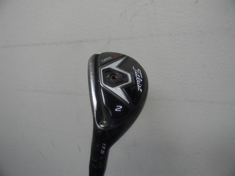 LEFT HAND TITLEIST 915 HD # 2 HYBRID 17.5* FACTORY DIAMANA WHITE 90g STIFF
