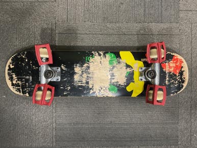 Used BLACK SKATEBOARD Complete Skateboard Black Regular 11614-S000220800