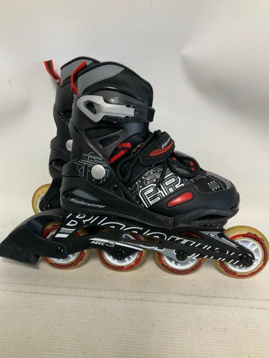 Used Bladerunner PHOENIX 1-4 Junior Rec Fitness Skates Black Adjustable 11823-S000033951