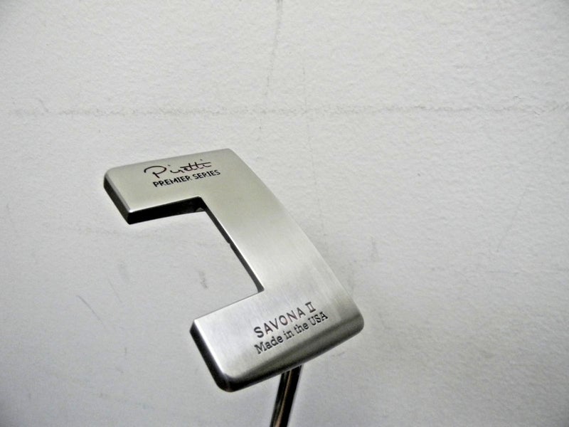 NEW PIRETTI SAVONA II MILLED PREMIERE SERIES PUTTER  34.50" W TOUR ONLY HC