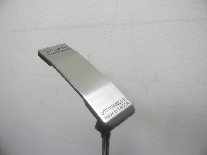 NEW PIRETTI COTTONWOOD II MILLED PREMIERE SERIES PLUMMERS NECK PUTTER 35" W HC