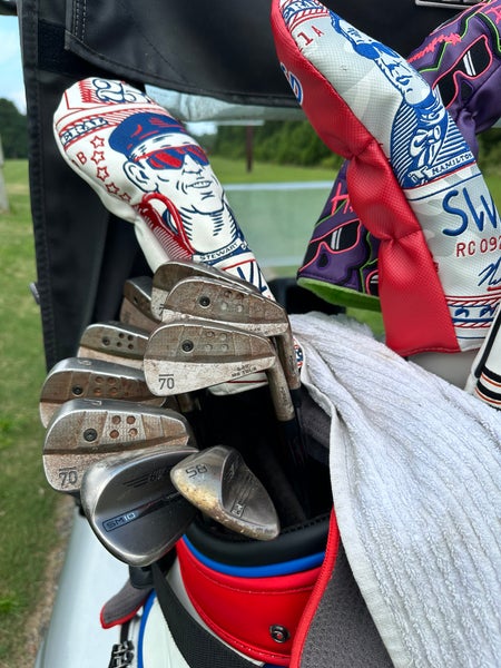 Sub 70 649 MB Tour Forged Raw Right Handed Iron Set Extra Stiff Flex 7 Pieces Steel Shaft (Used)