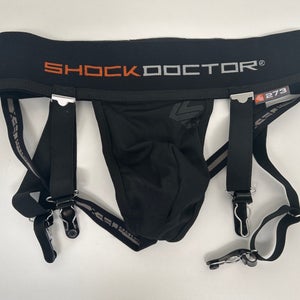 Black Senior XL Shock Doctor Socks (New)
