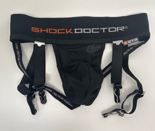 Black Senior XL Shock Doctor Socks (New)