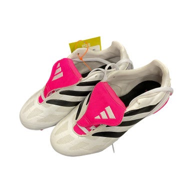 Used Adidas PREDATOR Soccer Cleats White Junior 02.5 11859-S000024645