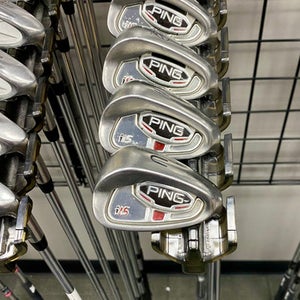 Used Ping I15 BLACK DOT Men's Right Iron Set 4I-GW Regular Flex Steel Shaft 11506-S000250127