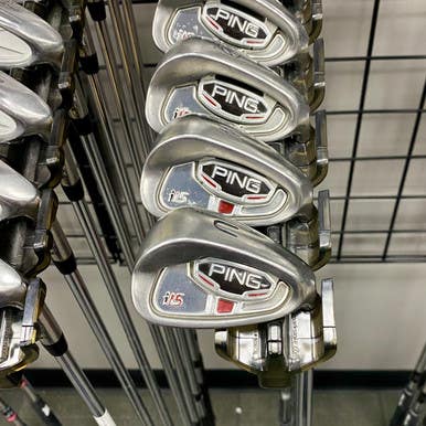 Used Ping I15 BLACK DOT Men's Right Iron Set 4I-GW Regular Flex Steel Shaft 11506-S000250127