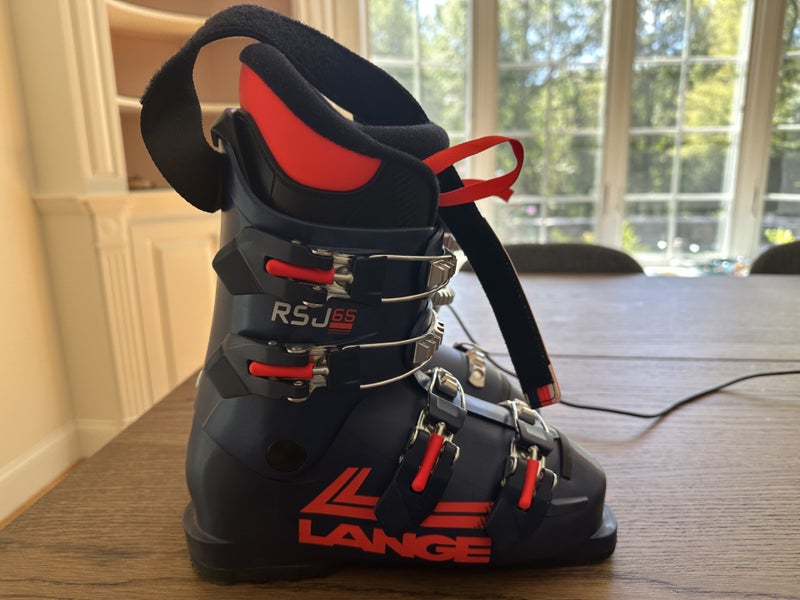 Mondo 22 & 22.5 Kid's Lange All Mountain RSJ 65 Ski Boots (Used)