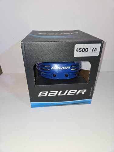 Rare! Pro Stock Medium Bauer 4500 Royal Blue Helmet (New)
