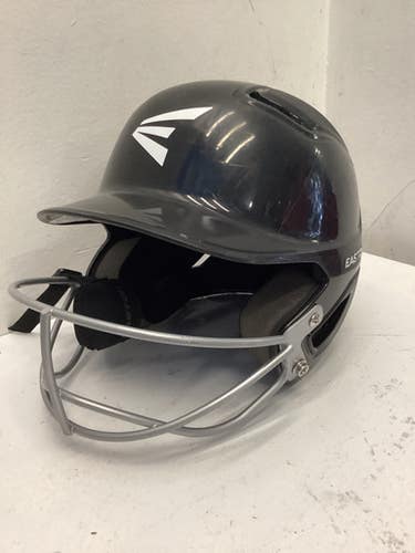 Used Easton ALPHA HELMET SB MASK Batting Helmet w/Mask Black SM 11443-S000197451