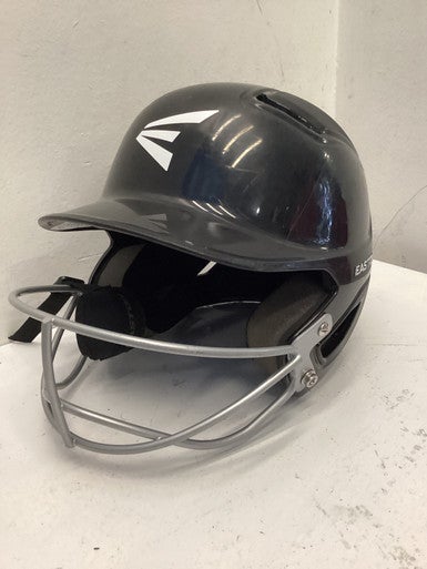 Used Easton ALPHA HELMET SB MASK Batting Helmet w/Mask Black SM 11443-S000197451