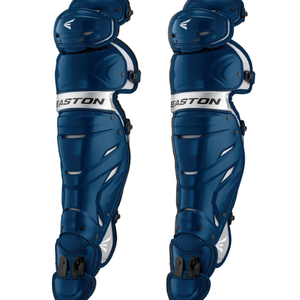 Easton Elite X Catcher's Leg Guard (New) Intermediate 15.5" Blue Navy
