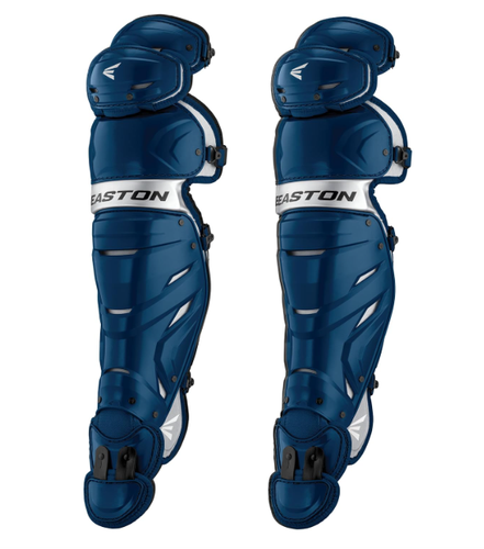 Easton Elite X Catcher's Leg Guard (New) Intermediate 15.5" Blue Navy