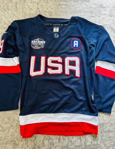 USA 4-Nations #19 Tkachuk Jersey 52/Large (Used)