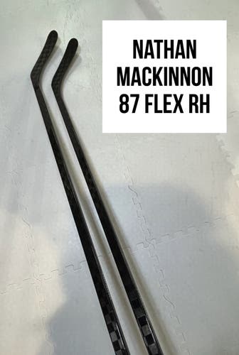 Senior(2x)Right MacKinnon 87 and Flex ProBlackStock™ Unbranded Pro Stock Hockey Sticks