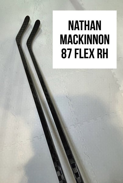 Senior(2x)Right MacKinnon 87 and Flex ProBlackStock™ Unbranded Pro Stock Hockey Sticks