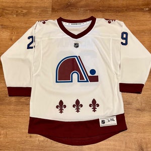 Nathan Mackinnon Colorado Avalanche Reverse Retro 1.0 Jersey Youth L/XL