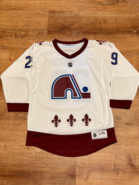 Nathan Mackinnon Colorado Avalanche Reverse Retro 1.0 Jersey Youth L/XL