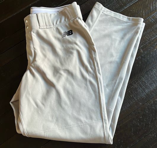 Gray Men's Large Adult New Balance Game Pants (Used)