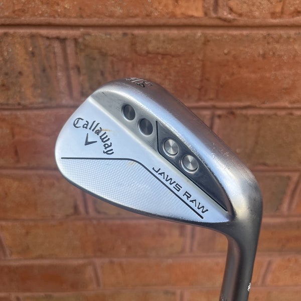 Callaway Jaws Raw S Grind Chrome Wedge 54-10 Stiff Steel Golf Sand Wedge