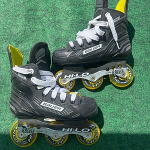 Youth Bauer RS Inline Skates (Regular) Size 12 (Used)