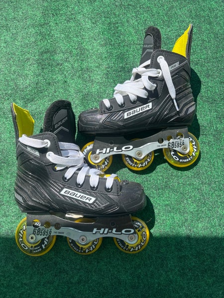 Youth Bauer RS Inline Skates (Regular) Size 12 (Used)
