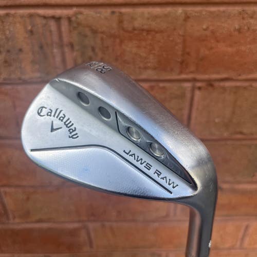 Callaway Jaws Raw S Grind Chrome Wedge 58-10 Stiff Steel Golf Lob Wedge