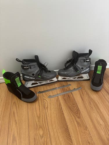 Bauer Konekt HF2 Hockey Goalie Skates 7 (Used)