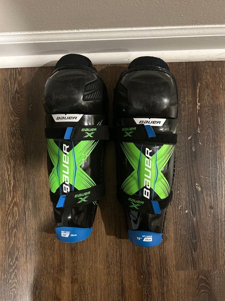 Youth Bauer X 10" Shin Pads (Used)