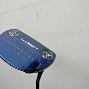 MINT 9.9 IN SHRINK MIZUNO M CRAFT OMIO MODEL 03 PUTTER W WEIGHT KIT HC BLUE 35"