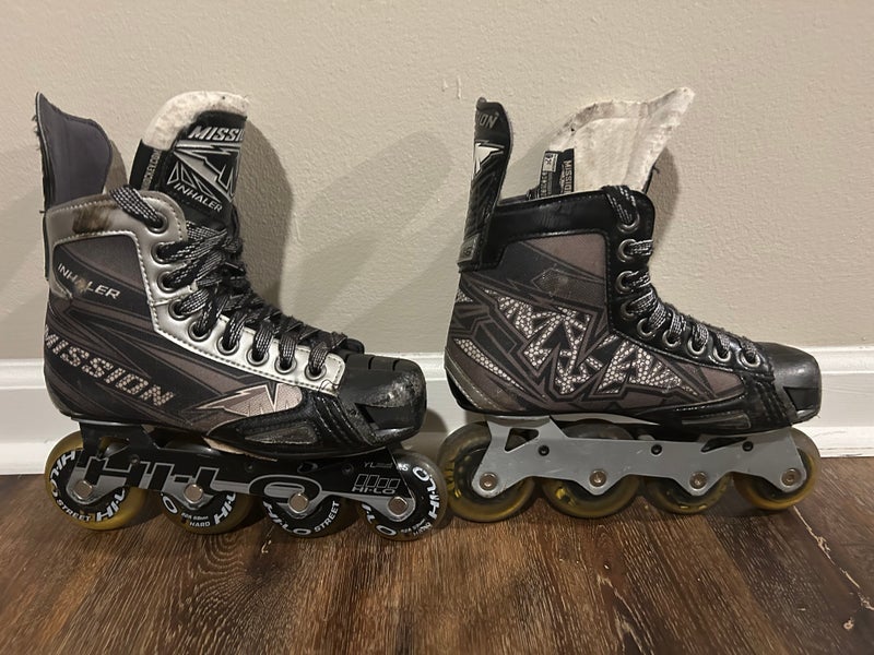 Mission Inhaler NLS6 Inline Skates Wide Width Size 2 (Used)