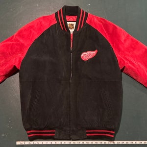 Red XL Men's leather jacket,(New)
