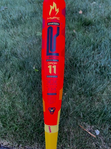 2025 Easton Hype Fire Composite USABat Certified Bat (-11) 19 oz 30" (Used)