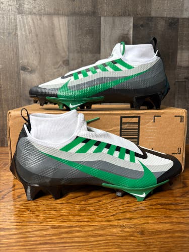 Nike Vapor Edge Pro 360 White/Pine Green Football Cleats Sz 8.5 DV0778 005