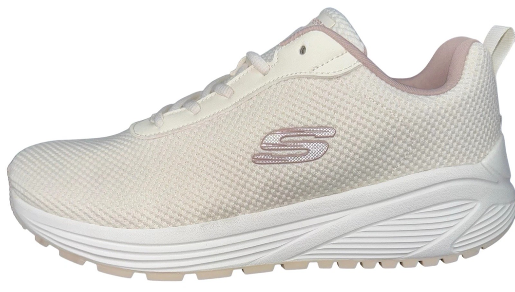 Skechers Womens Size 10 White Casual Walking Sneakers Shoes Washable Comfort New