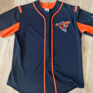 Black Baltimore Orioles Large Men's Majestic Jersey (New)