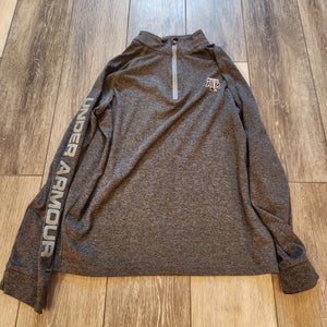 Under Armour Texas A&M Aggies Gray  1/4 Zip Pullover Long Sleeve Youth Large (Pre-Owned)