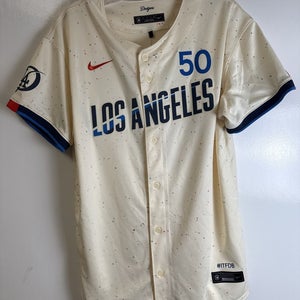 Mookie Betts Los Angeles Dodgers #50 #ITFDB City Connect Jersey Womens XL 18/20