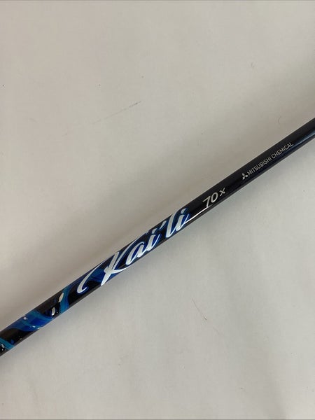 Mitsubishi KaiLi Blue 70x Extra Stif Graphite Driver Shaft 44.5 TaylorMade Tip