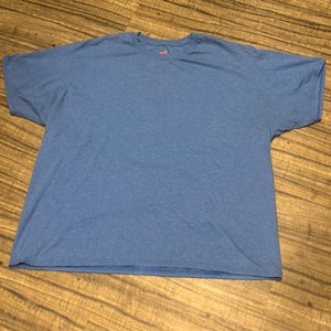 Hanes X Temp Short Sleeve Shirt Adult 2XL Light Blue
