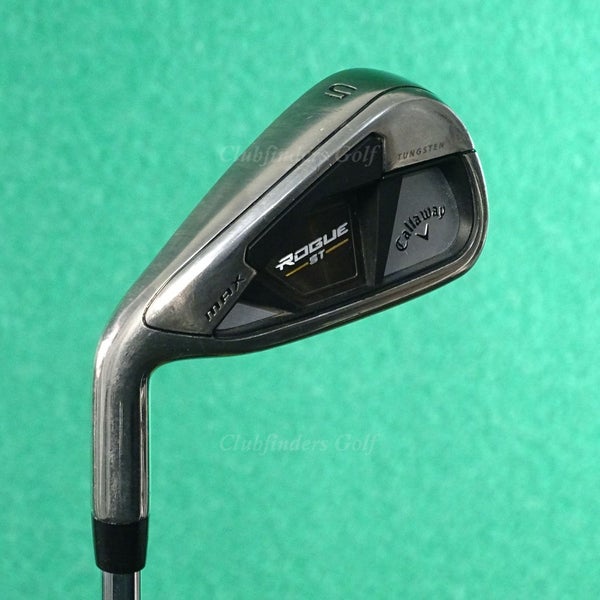 LH Callaway Rogue ST MAX Single 5 Iron True Temper Elevate MPH 95 Steel Regular