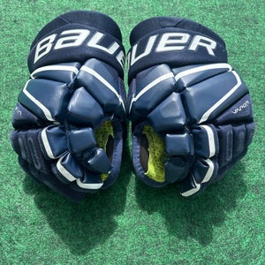 Blue Junior Bauer Vapor 3X Gloves 10" (Used)