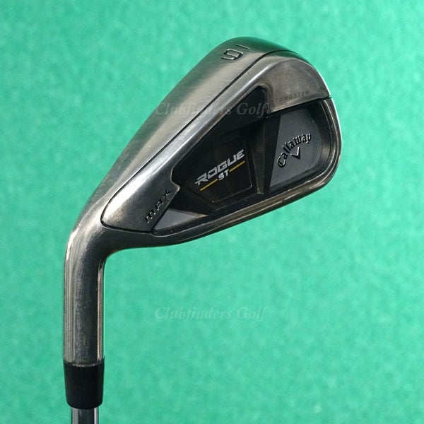 LH Callaway Rogue ST MAX Single 6 Iron True Temper DG Pro S300 Steel Stiff